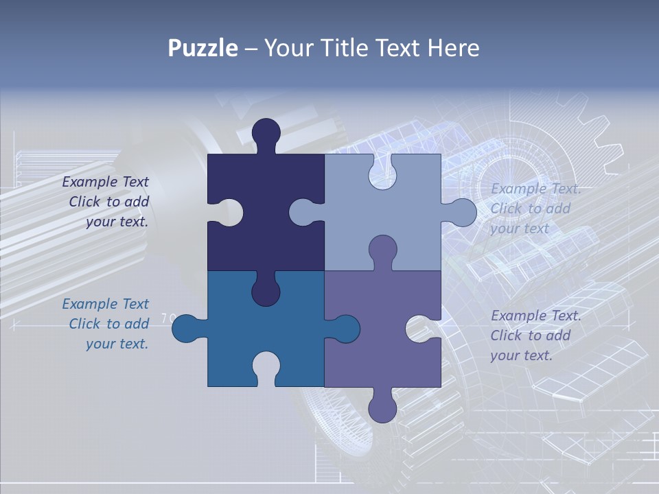 Motor Technical Connection PowerPoint Template