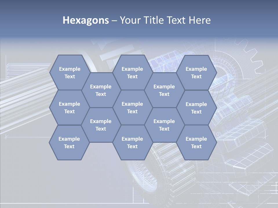 Motor Technical Connection PowerPoint Template