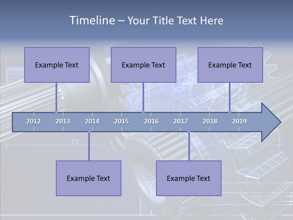 Motor Technical Connection PowerPoint Template