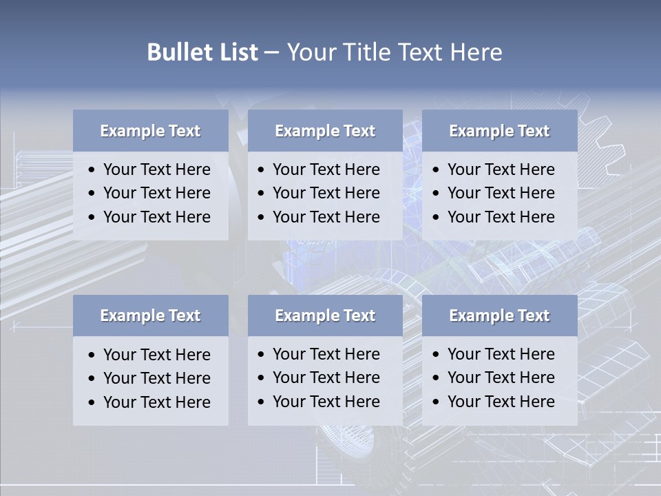 Motor Technical Connection PowerPoint Template