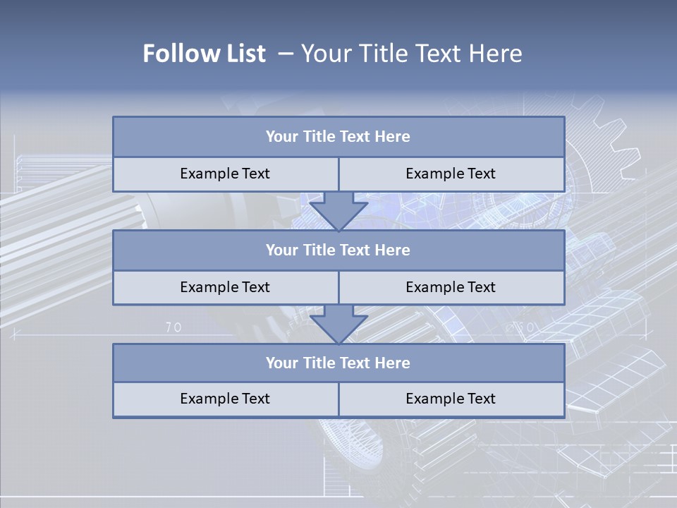 Motor Technical Connection PowerPoint Template