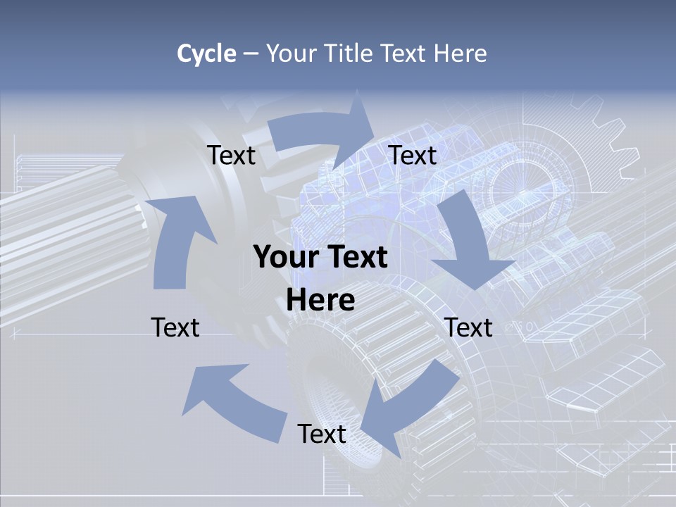 Motor Technical Connection PowerPoint Template