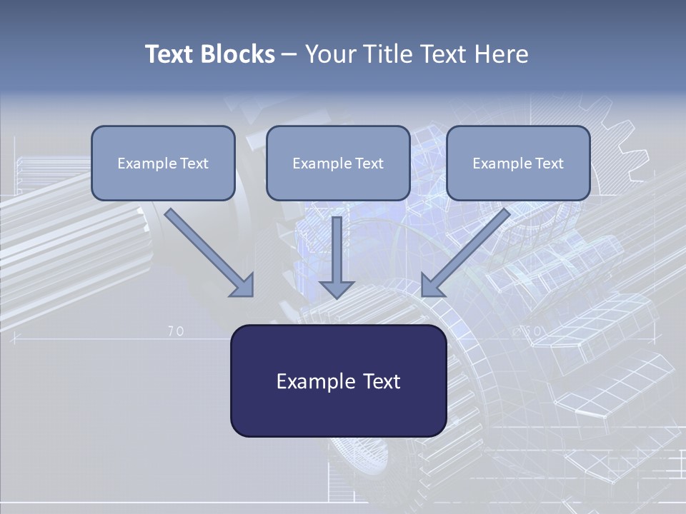 Motor Technical Connection PowerPoint Template