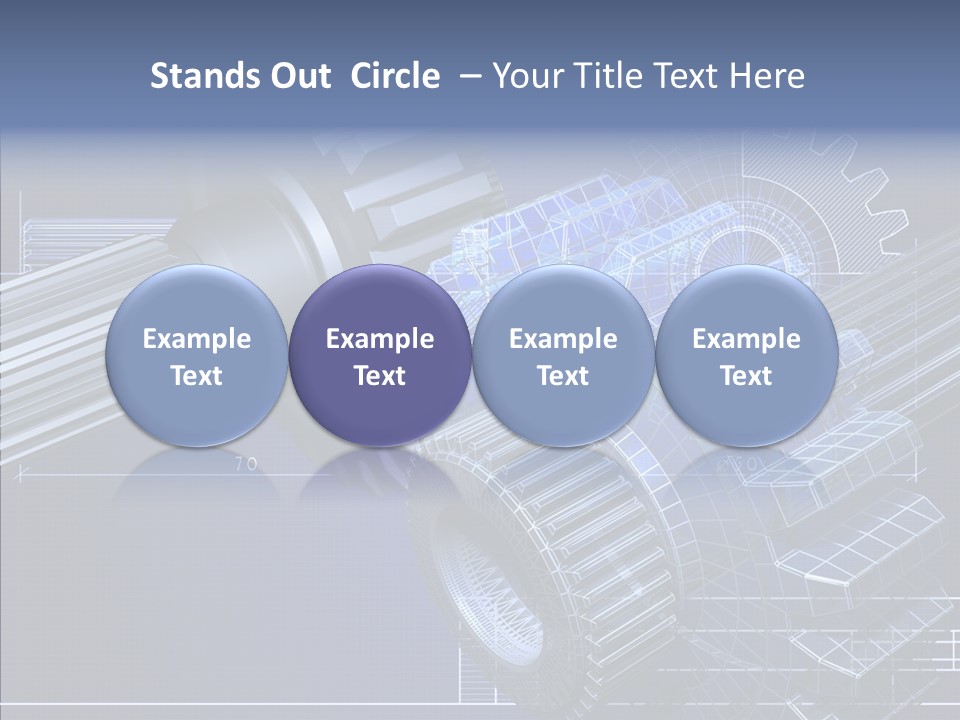 Motor Technical Connection PowerPoint Template