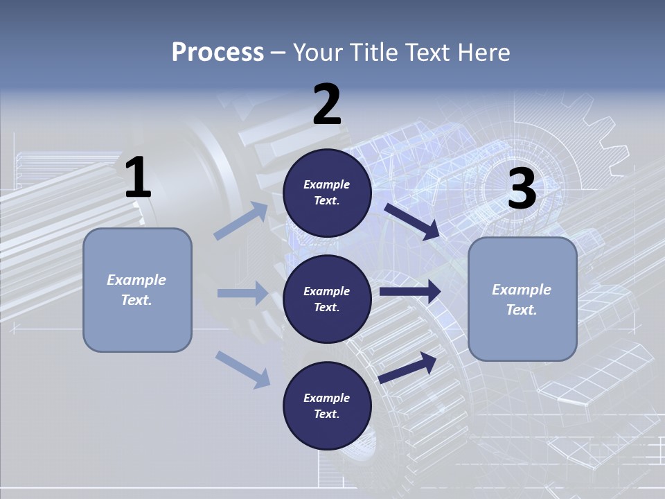 Motor Technical Connection PowerPoint Template