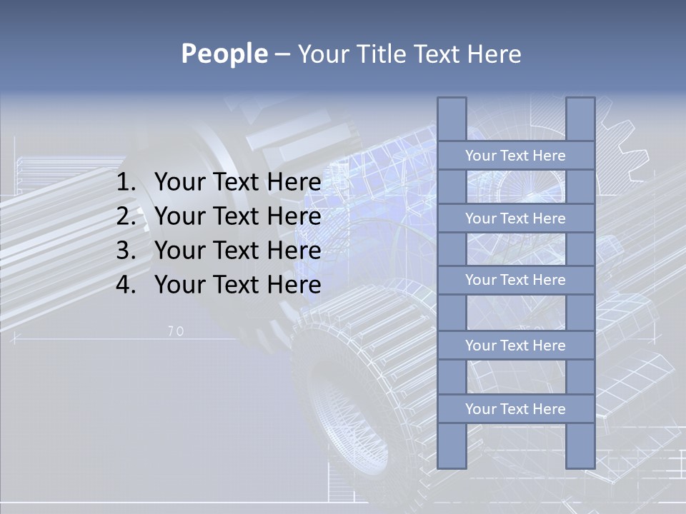 Motor Technical Connection PowerPoint Template