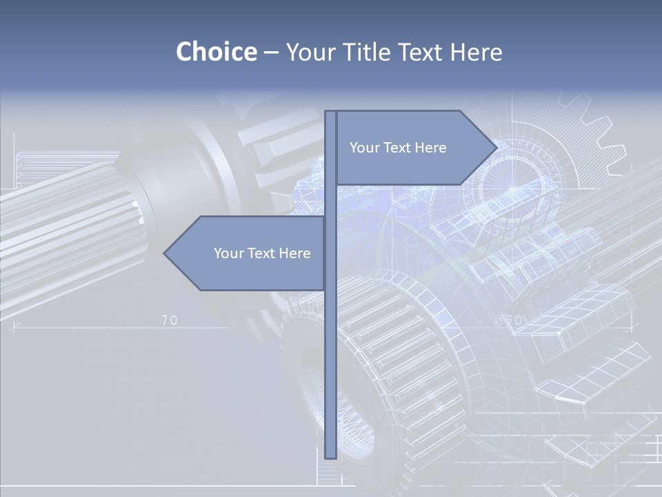 Motor Technical Connection PowerPoint Template