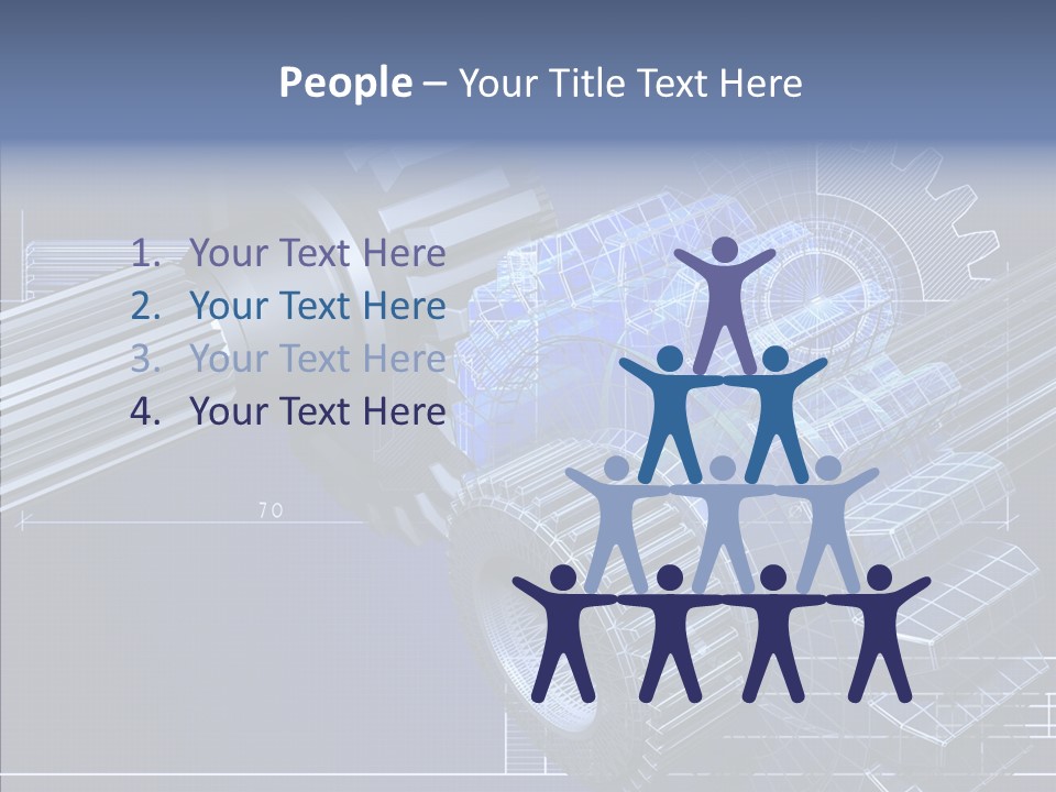 Motor Technical Connection PowerPoint Template