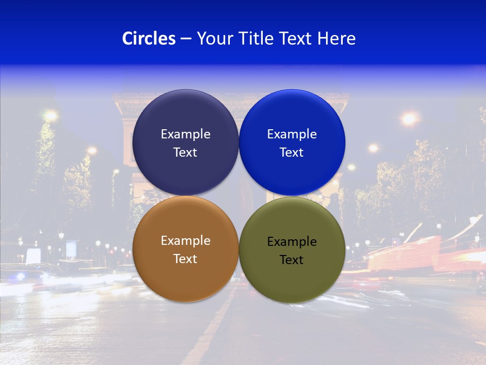 Entrance Landmark France PowerPoint Template