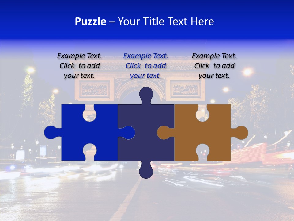 Entrance Landmark France PowerPoint Template