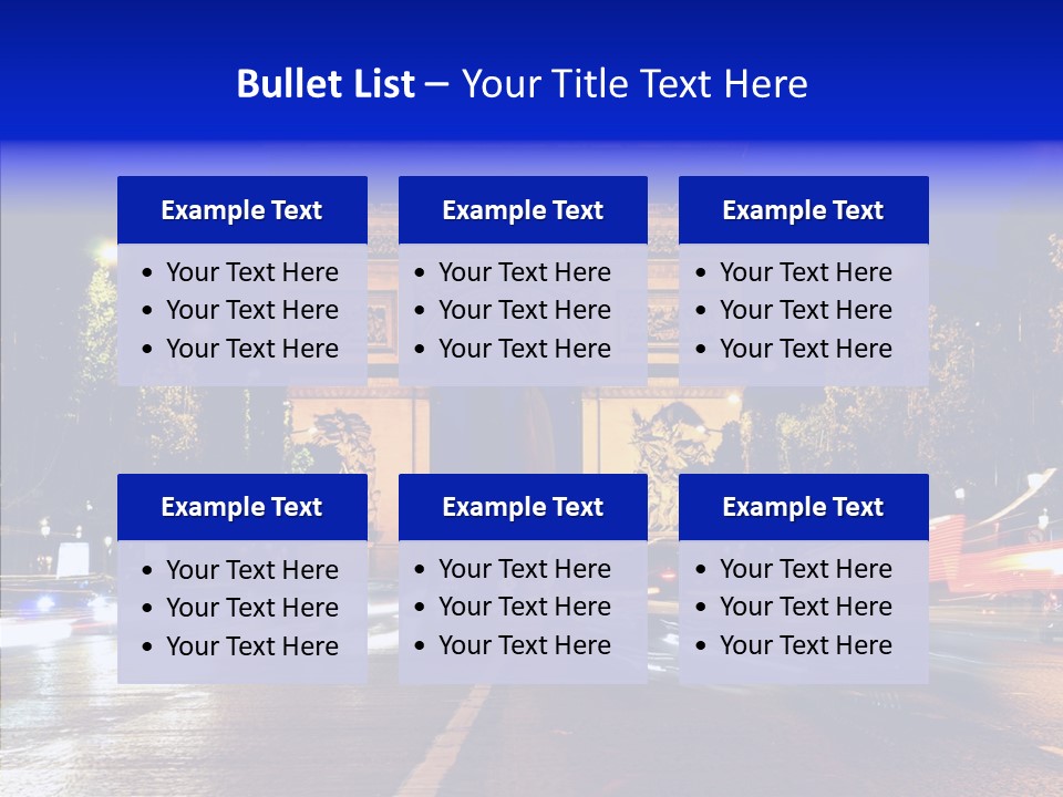 Entrance Landmark France PowerPoint Template