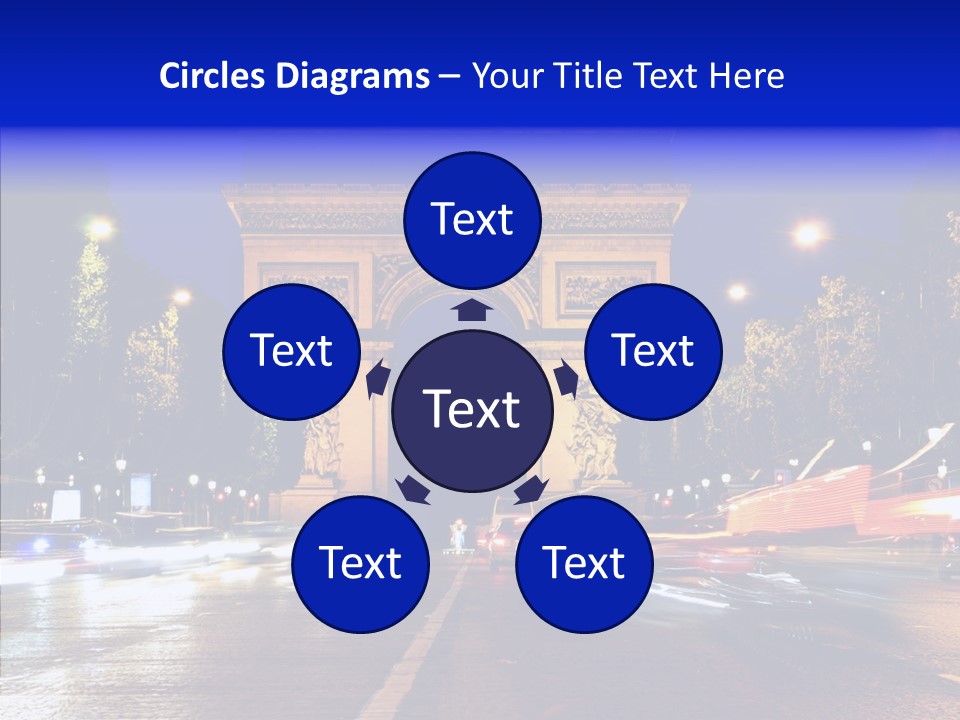 Entrance Landmark France PowerPoint Template