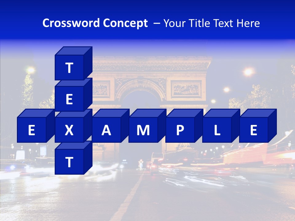 Entrance Landmark France PowerPoint Template