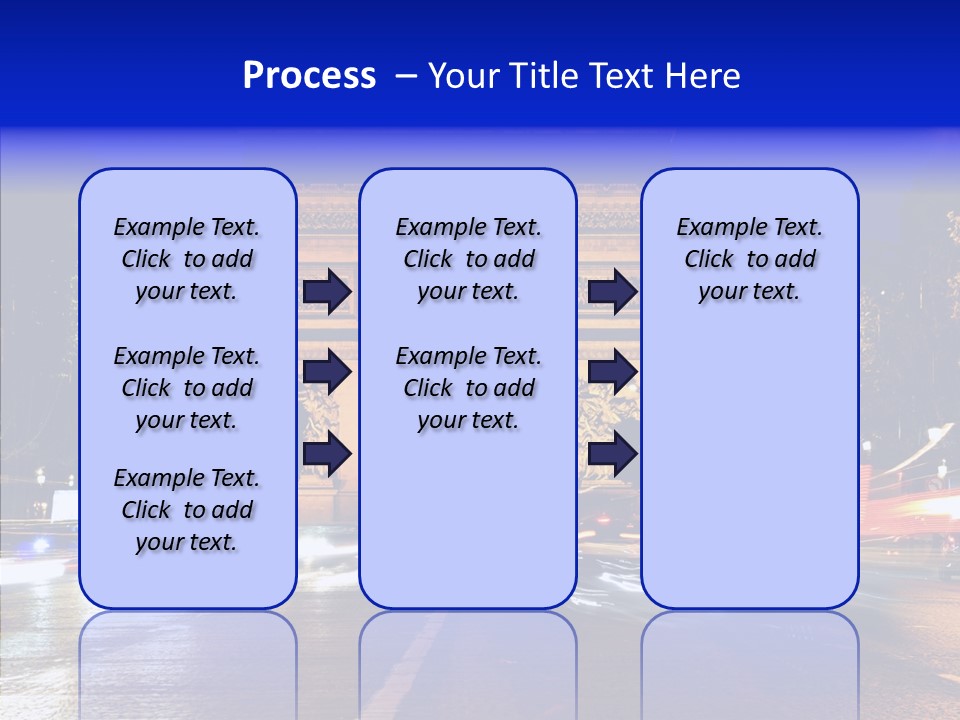 Entrance Landmark France PowerPoint Template