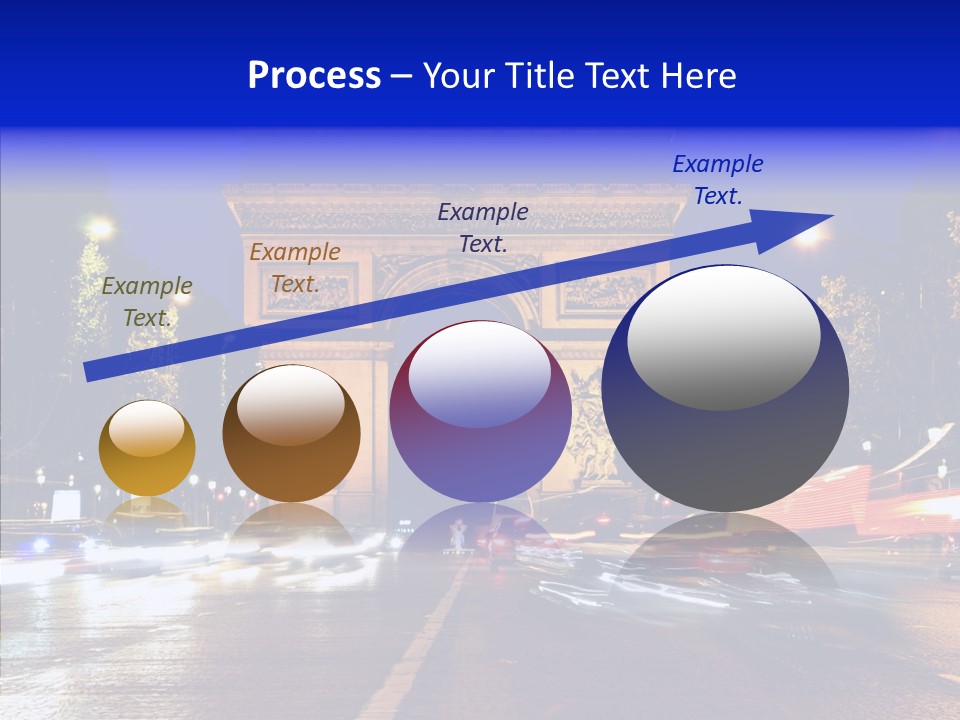 Entrance Landmark France PowerPoint Template