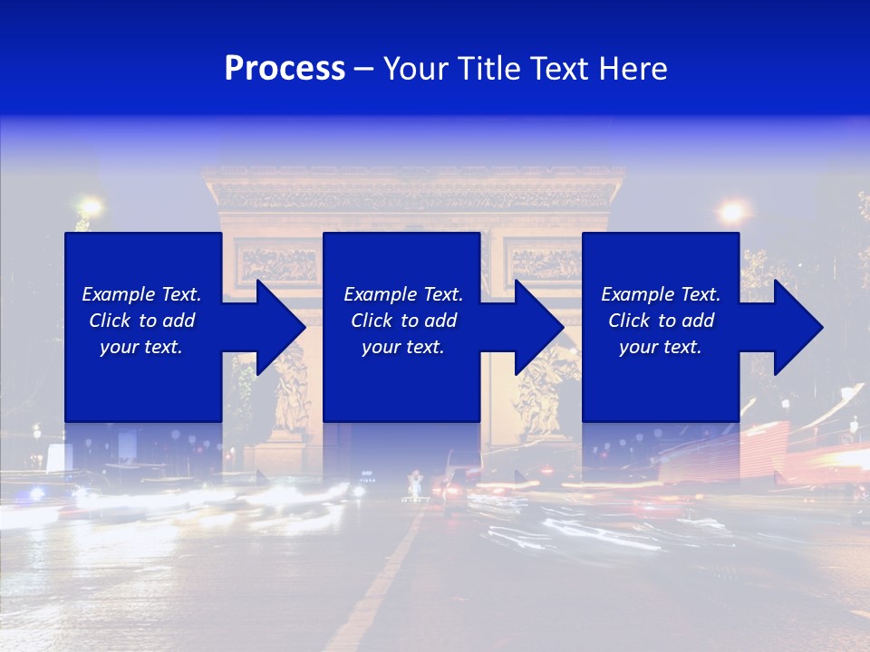 Entrance Landmark France PowerPoint Template