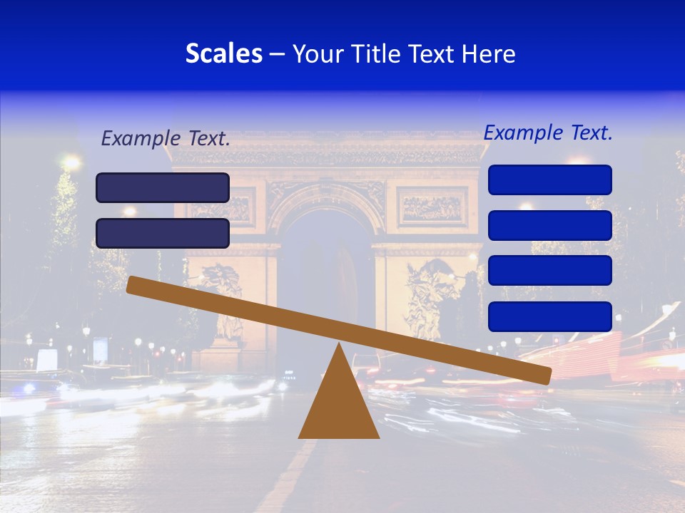 Entrance Landmark France PowerPoint Template
