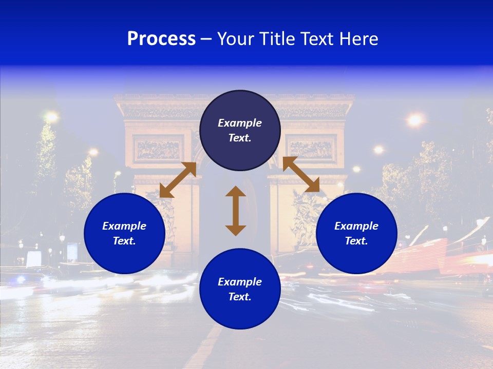 Entrance Landmark France PowerPoint Template