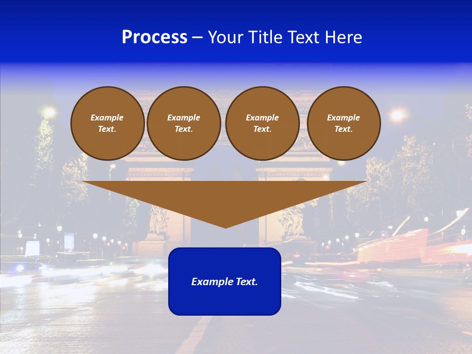 Entrance Landmark France PowerPoint Template