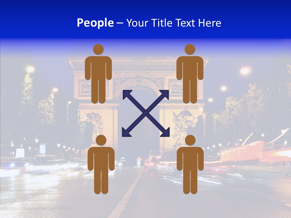 Entrance Landmark France PowerPoint Template