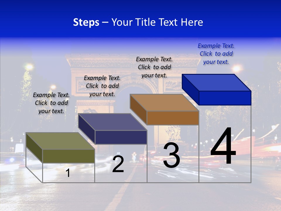 Entrance Landmark France PowerPoint Template