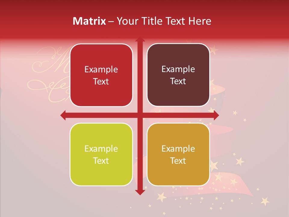 Elegance Glitter Scroll PowerPoint Template