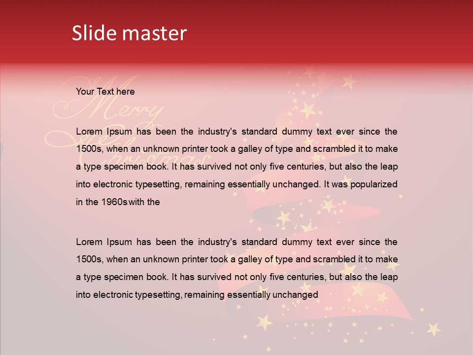 Elegance Glitter Scroll PowerPoint Template