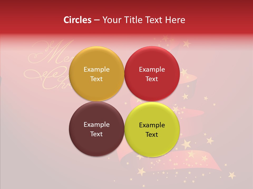 Elegance Glitter Scroll PowerPoint Template