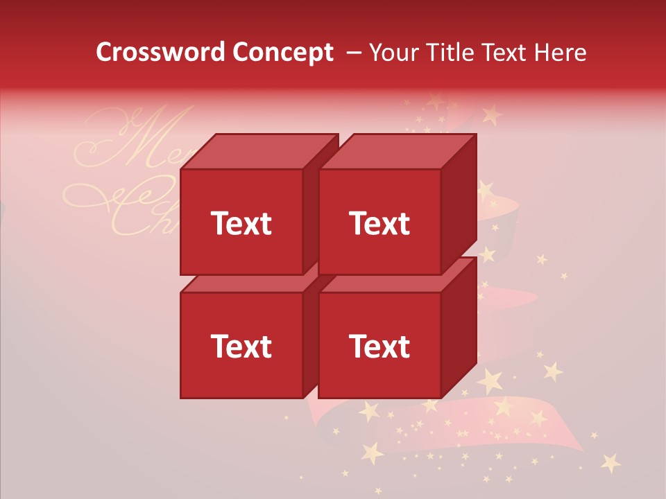 Elegance Glitter Scroll PowerPoint Template