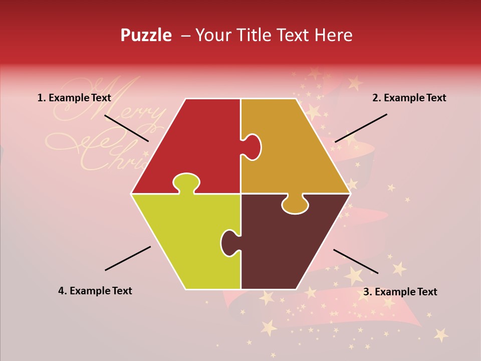 Elegance Glitter Scroll PowerPoint Template