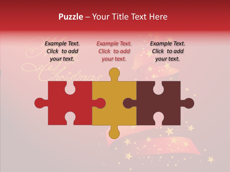 Elegance Glitter Scroll PowerPoint Template