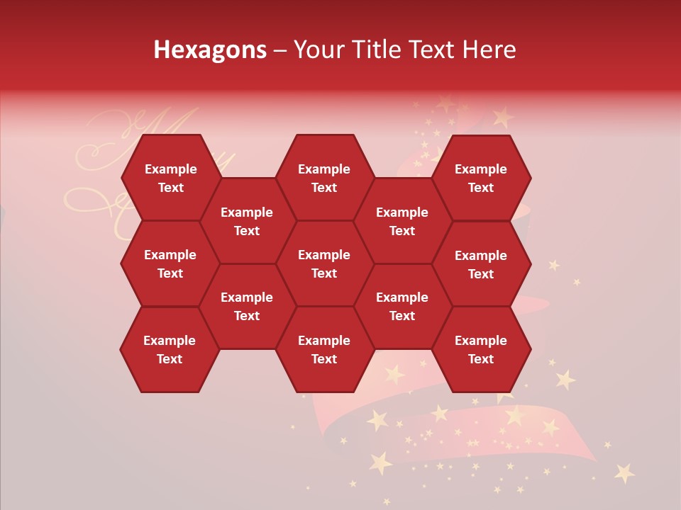 Elegance Glitter Scroll PowerPoint Template