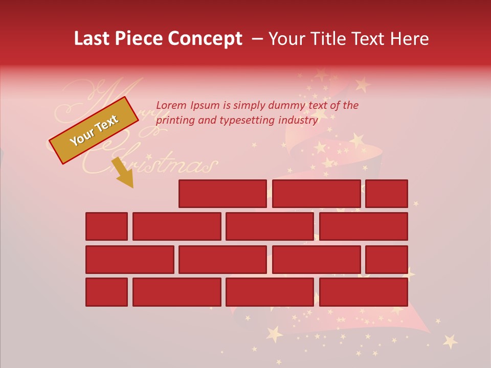 Elegance Glitter Scroll PowerPoint Template