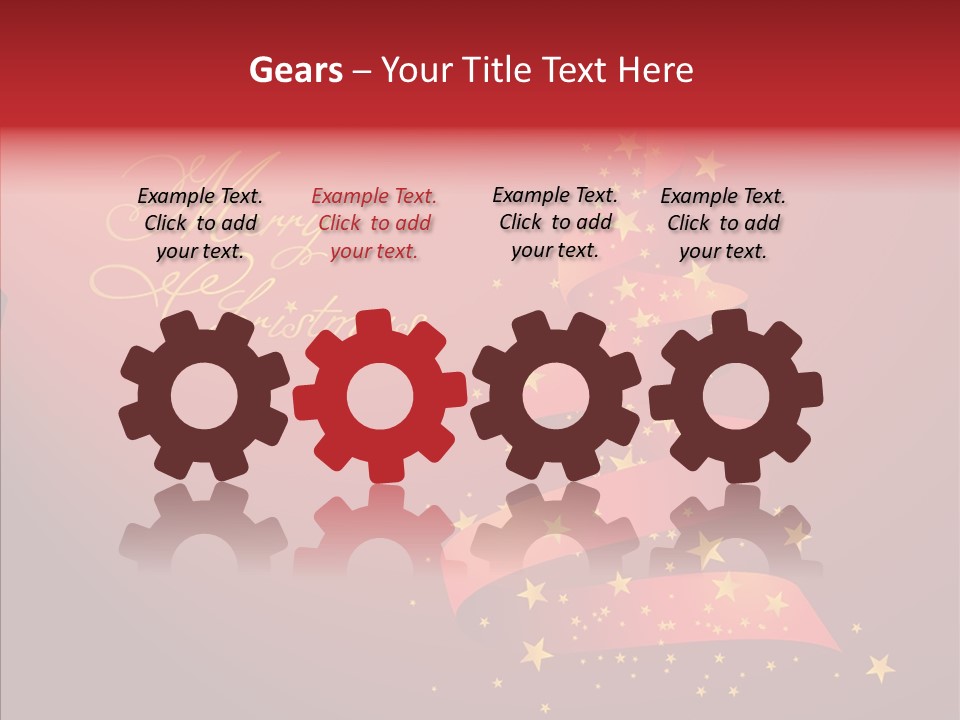 Elegance Glitter Scroll PowerPoint Template