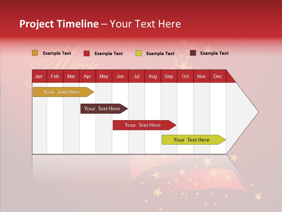 Elegance Glitter Scroll PowerPoint Template
