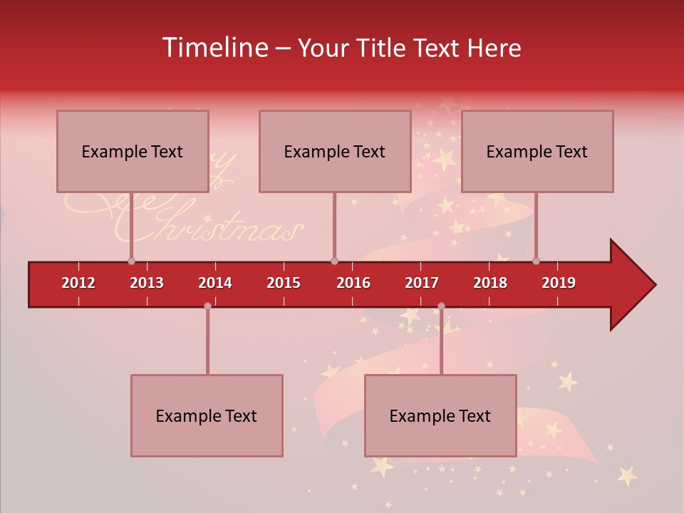 Elegance Glitter Scroll PowerPoint Template