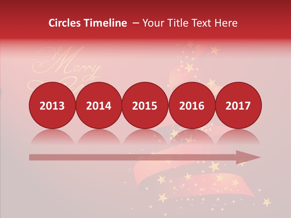 Elegance Glitter Scroll PowerPoint Template