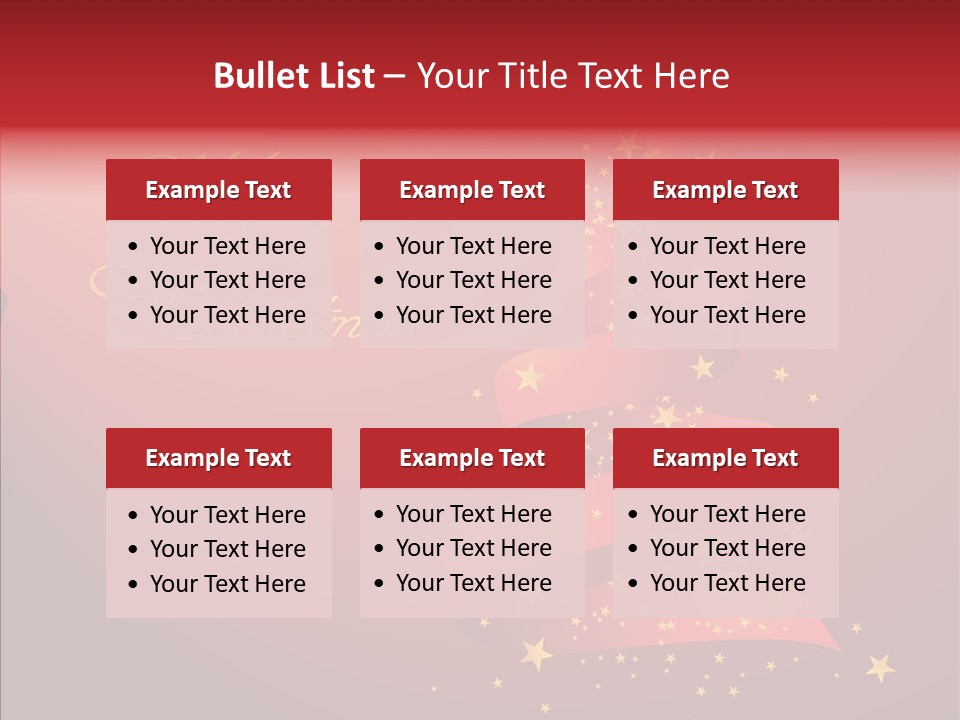 Elegance Glitter Scroll PowerPoint Template