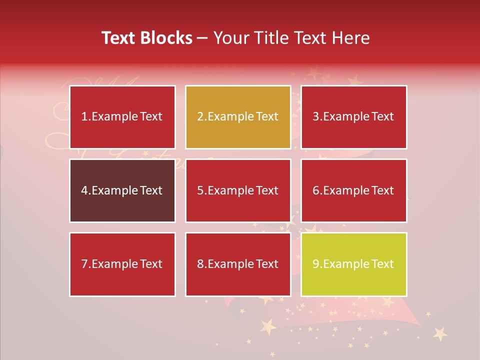 Elegance Glitter Scroll PowerPoint Template