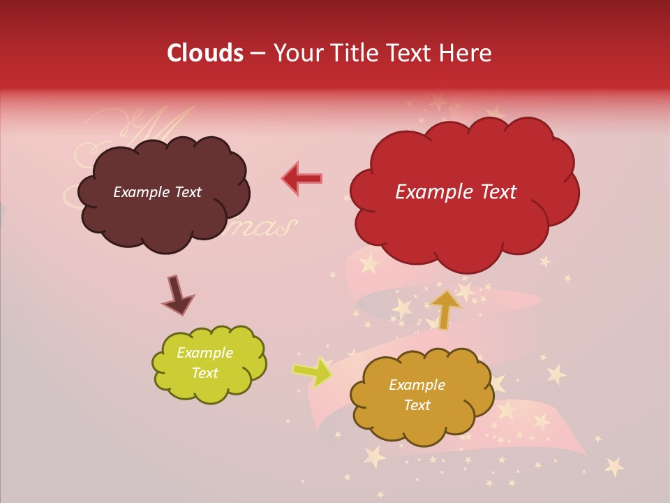 Elegance Glitter Scroll PowerPoint Template