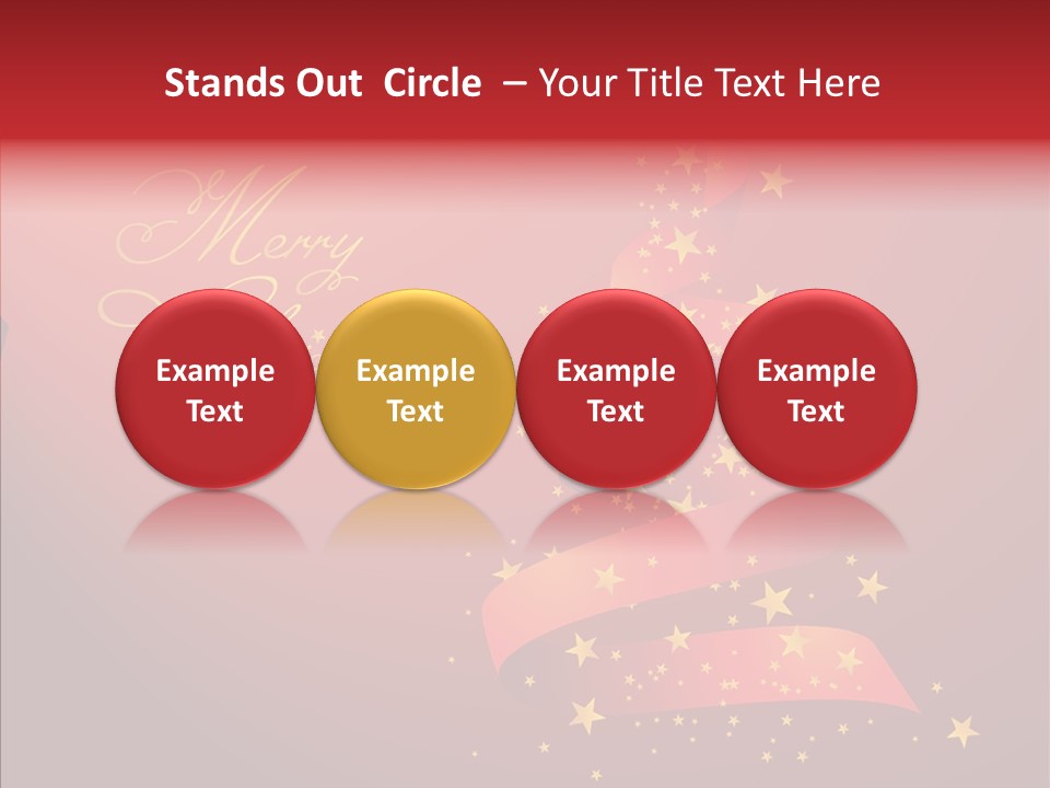 Elegance Glitter Scroll PowerPoint Template