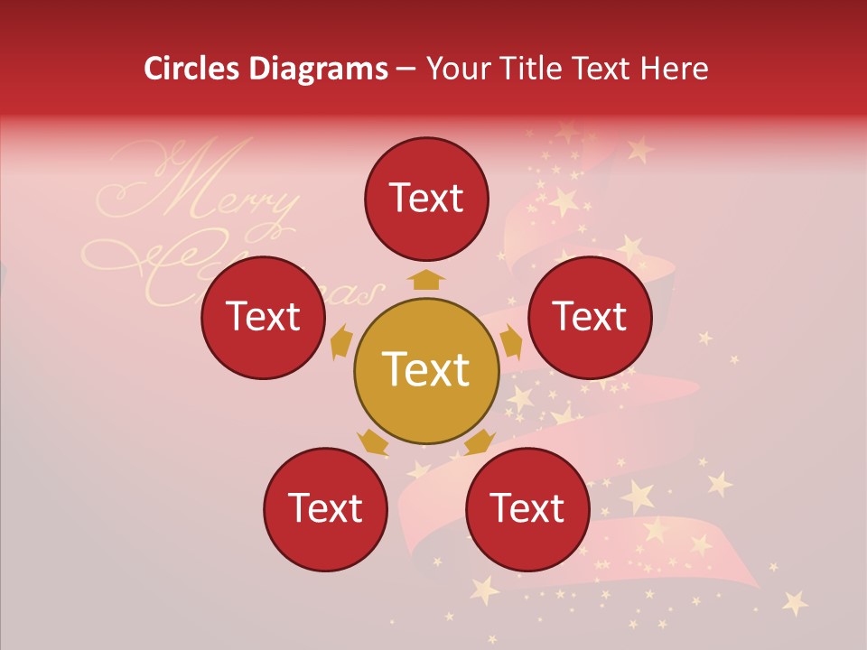 Elegance Glitter Scroll PowerPoint Template