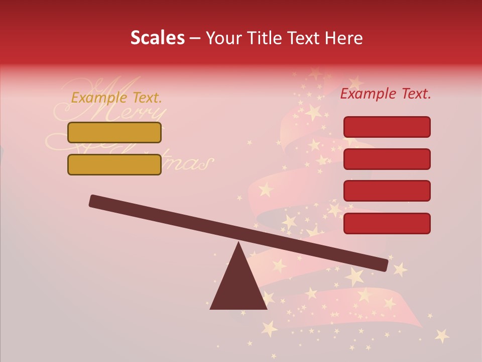 Elegance Glitter Scroll PowerPoint Template