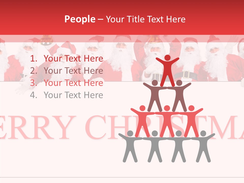 Man Party Group PowerPoint Template