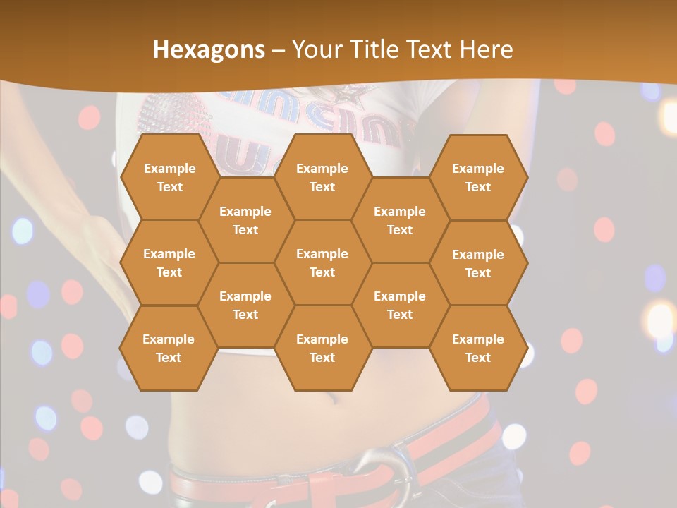 Posing Lifestyle Joy PowerPoint Template