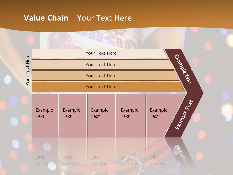 Posing Lifestyle Joy PowerPoint Template