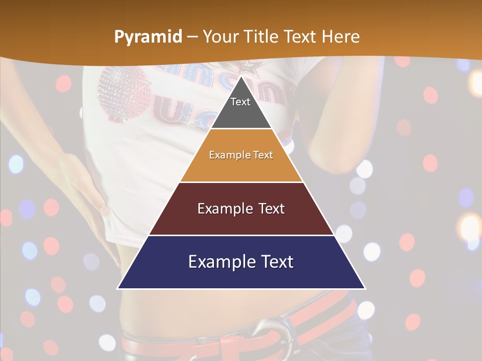 Posing Lifestyle Joy PowerPoint Template