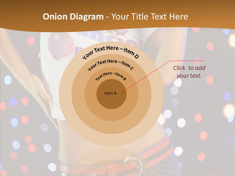 Posing Lifestyle Joy PowerPoint Template