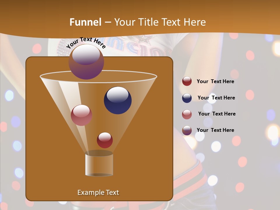 Posing Lifestyle Joy PowerPoint Template