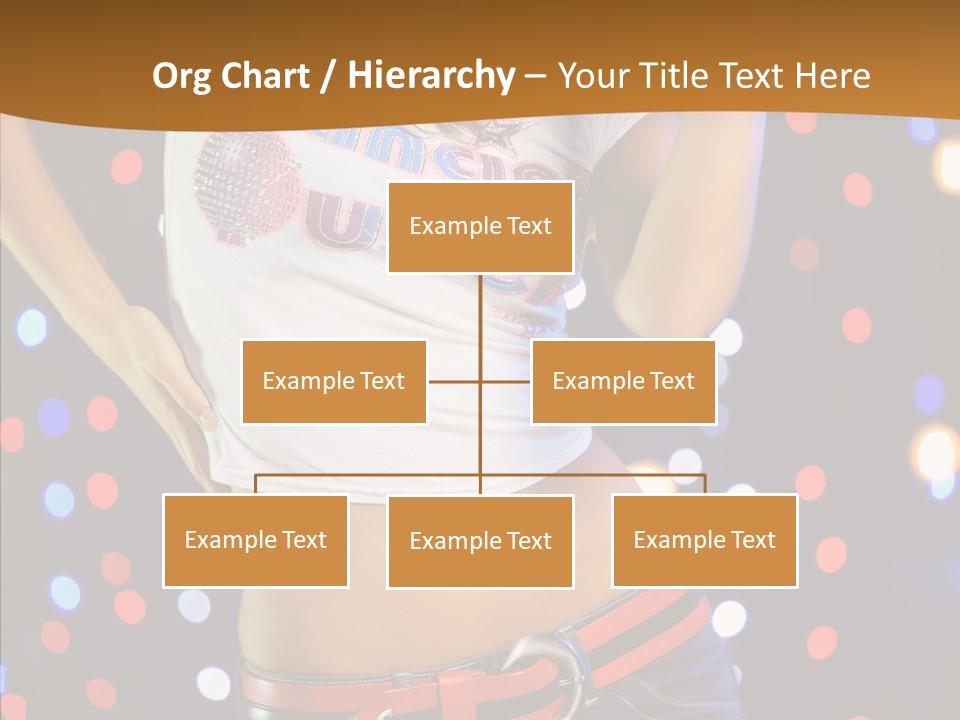 Posing Lifestyle Joy PowerPoint Template